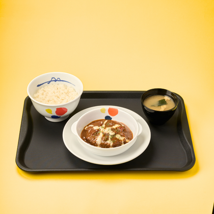 SpecialSauceHamburgerSteakRiceSetMeal