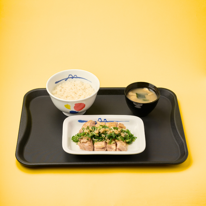 GreenOnionSaltPanFriedChickenThighRiceSetMeal GreenOnionSaltPanFriedChickenThighRiceSetMeal