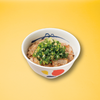 蔥香鹽豬燒肉蓋飯