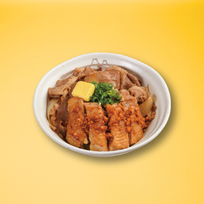 醬蒜雞雙拼牛肉飯