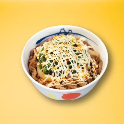 蔥香美乃牛肉飯