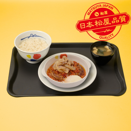 蕃茄牛肉漢堡排米飯套餐