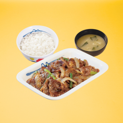 醬燒蜜汁牛肉米飯套餐