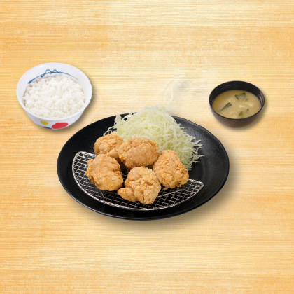 本格唐揚炸雞定食