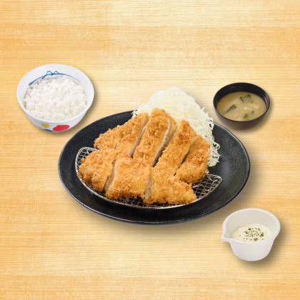 豬排雞里肌雙拼定食