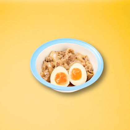 松屋溏心蛋＆牛皿