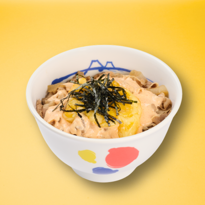 起司明太美乃滋牛肉飯