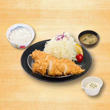 嫩炸雞里肌定食