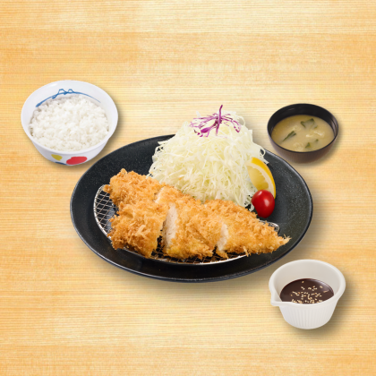 味噌雞里肌定食