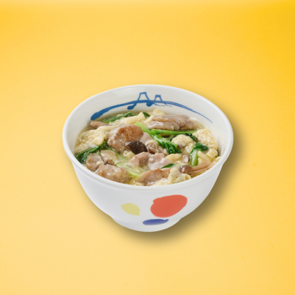 滑蛋鮮蔬雞肉蓋飯