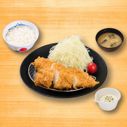 嫩炸雞里肌定食