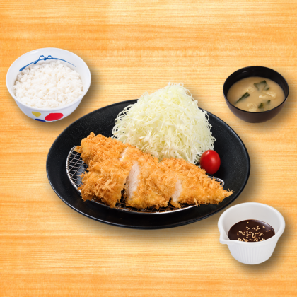 味噌雞里肌定食