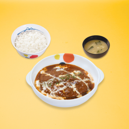 特製醬漢堡排米飯套餐
